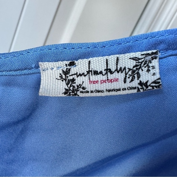 Intimately Free People Like Me or Love Me Wrap Mini Slip Dress Size Medium - Picture 5 of 9